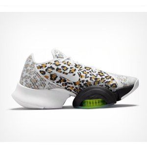 Nike Air Zoom Superrep 2 HIIT Training Shoes White/Leopard CU5925-177 Sz.6,6.5,8